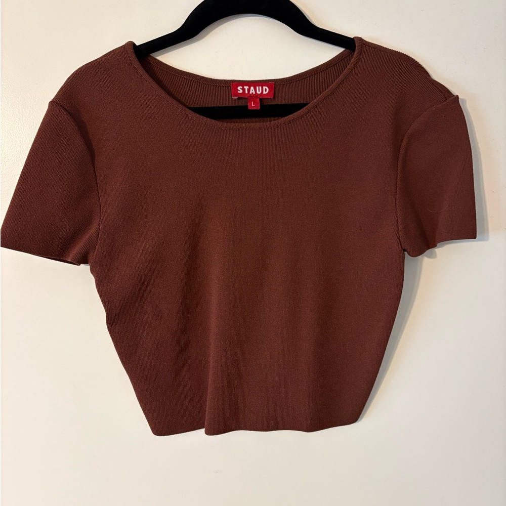 STAUD Women's Rust Crop Top